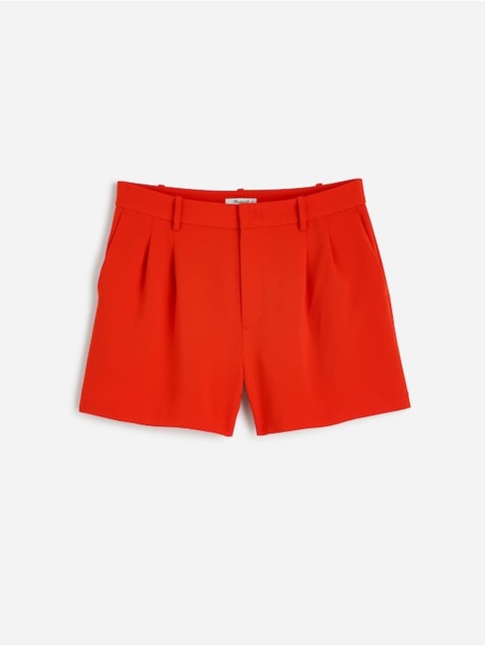 Madewell Easy Pleated Trouser Shorts in Crepe